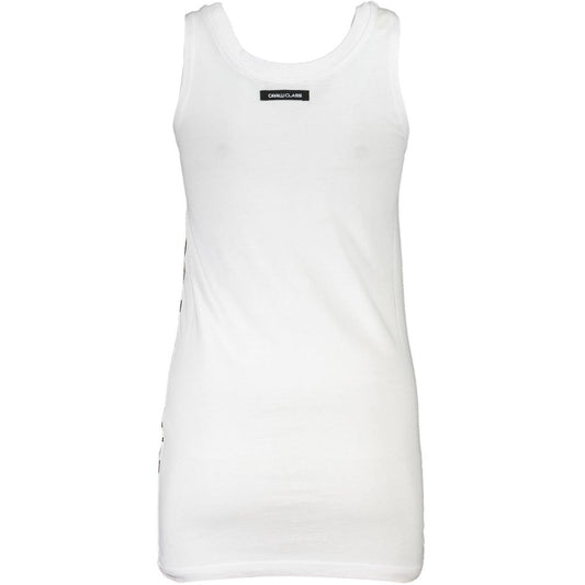 Cavalli Class White Cotton Women Tank Top
