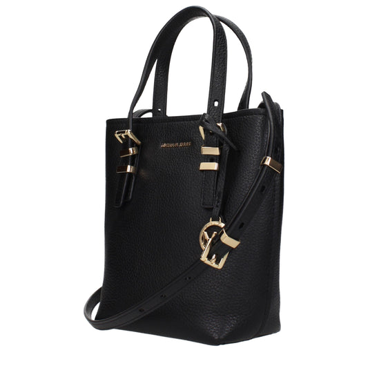 Michael Kors Black Leather Handbags