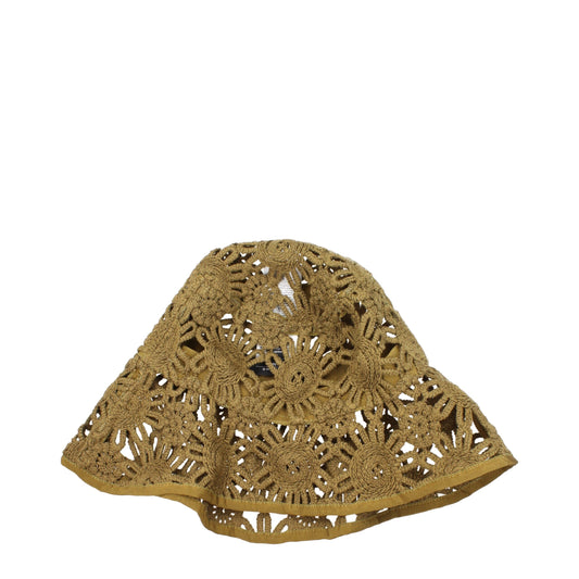 Max Mara Green Polyester Bucket Hat