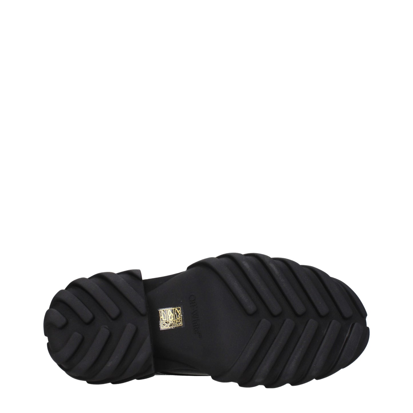 Off-White Black Leather Oxfords And Derbies