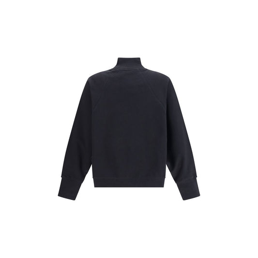 Balmain Leopard Print High-neck Sweatshirt