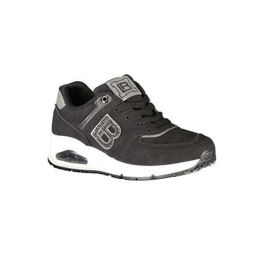 Laura Biagiotti Black Polyurethane Women Sneaker