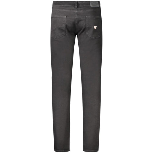 Guess Jeans Nero Cotton Men's Skinny Jean