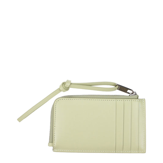Jil Sander Green Leather Wallet
