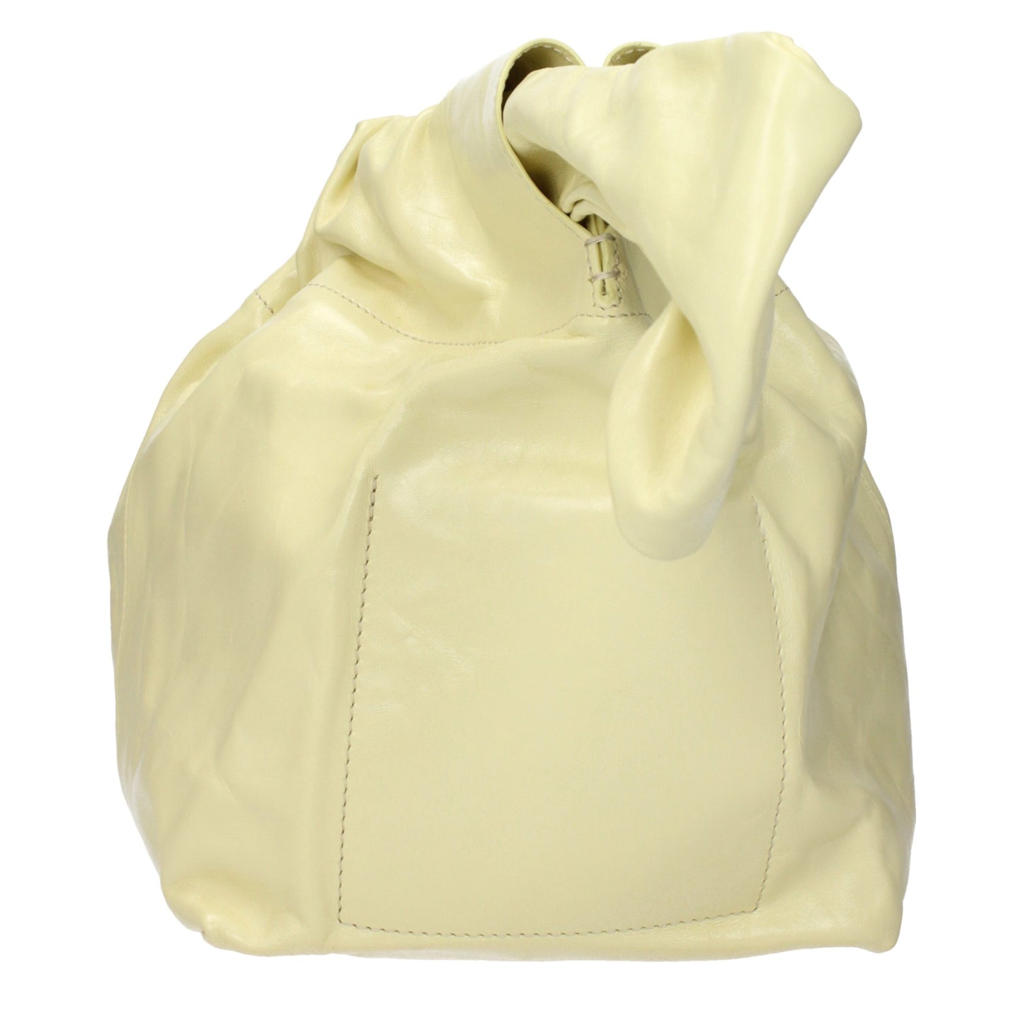 Jil Sander Yellow Leather Handbag