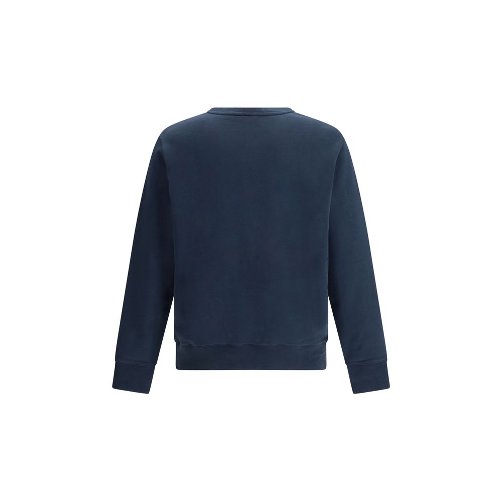 Maison Kitsuné Blue Cotton Sweatshirt