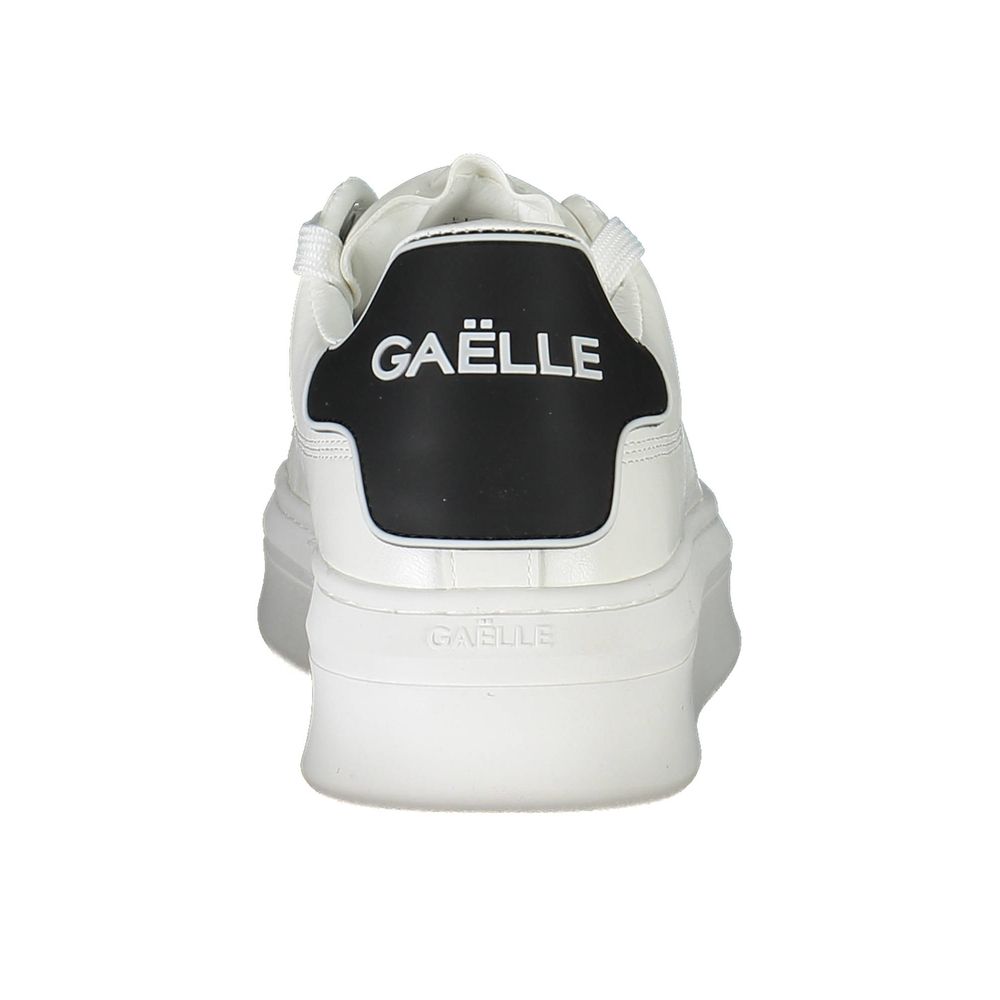 Gaelle Paris Bianco Polyurethane Women Sneaker