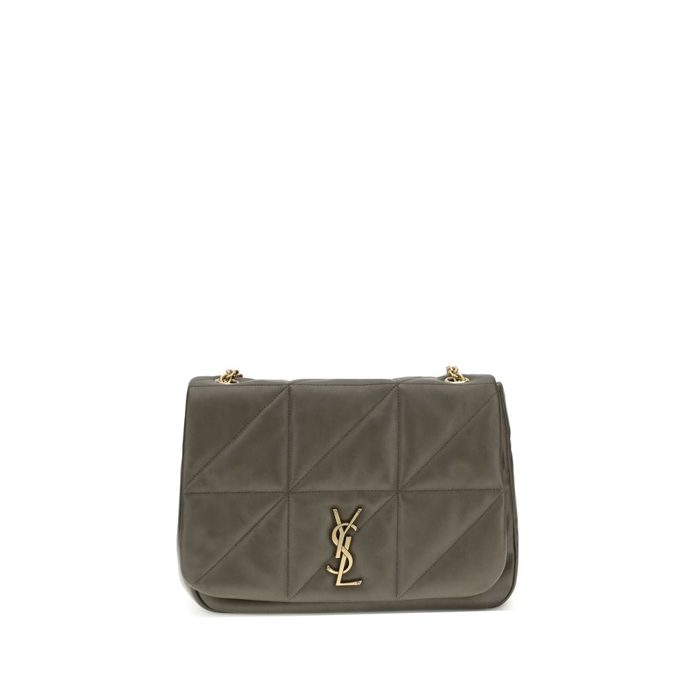Saint Laurent Green Calf Leather Bos Taurus Shoulder Bag