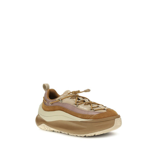 Moon Boot Brown Calf Leather Bos Taurus Athletic Sneakers