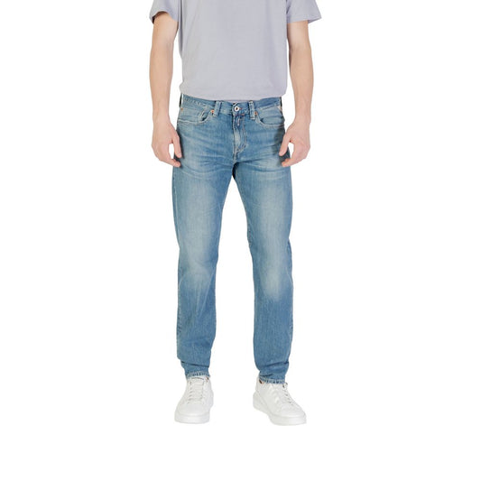 Replay Blue Cotton Skinny Jeans
