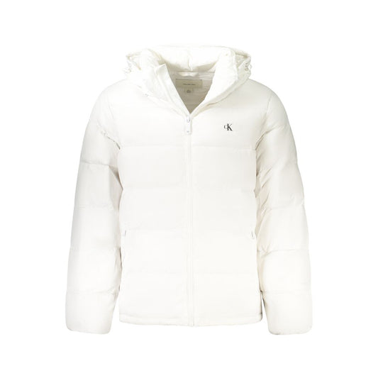 Calvin Klein White Nylon Men's Jacket