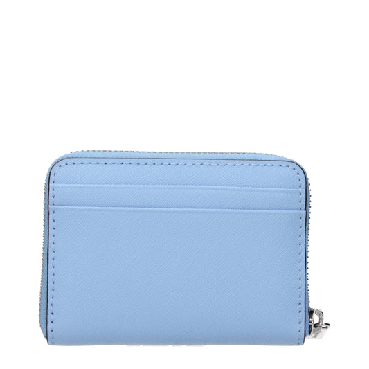 Michael Kors Light Blue Leather Cardholder