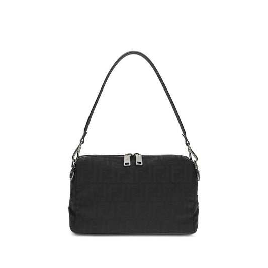 Fendi Black Nylon Shoulder Bag
