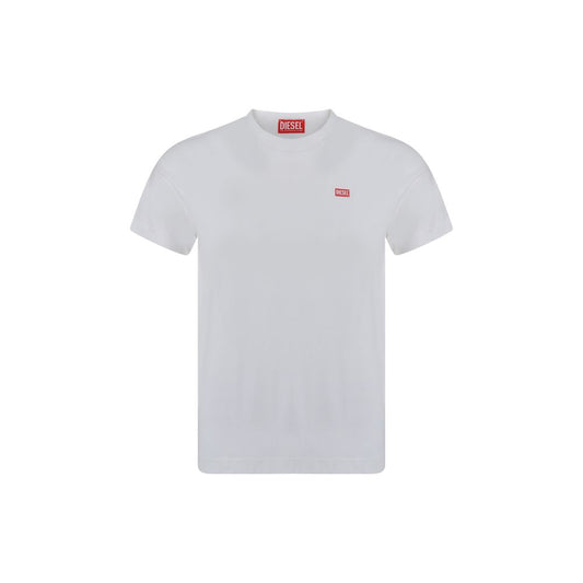 Diesel White Cotton T-Shirt