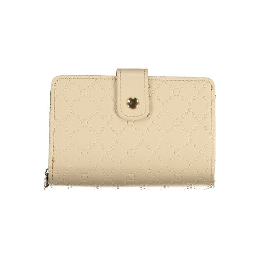 Laura Biagiotti Beige Polyurethane Women Wallet