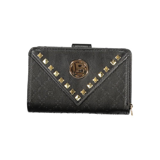 Laura Biagiotti Black Polyurethane Women Wallet