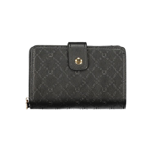Laura Biagiotti Black Polyurethane Women Wallet