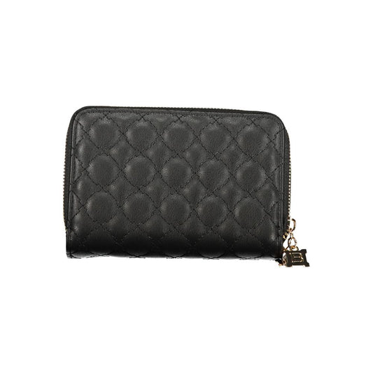 Laura Biagiotti Black Polyurethane Women Wallet