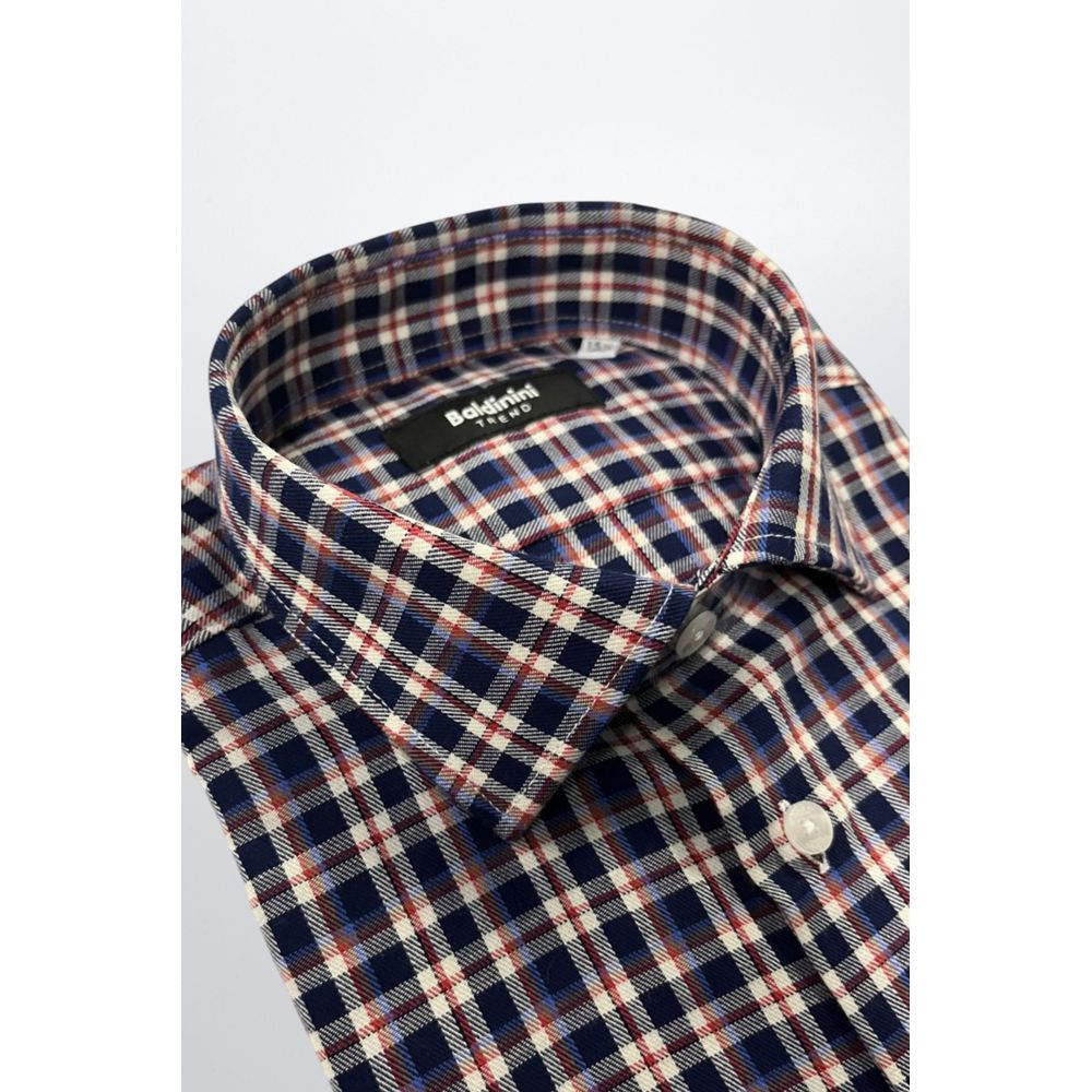 Baldinini Trend Multicolor Cotton Men Shirt