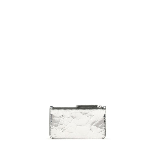 Margiela Silver Calf Leather Bos Taurus Wallet