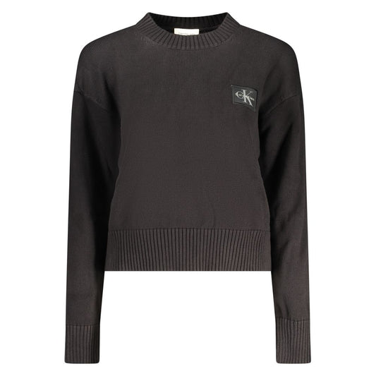 Calvin Klein Black Cotton Women Sweater