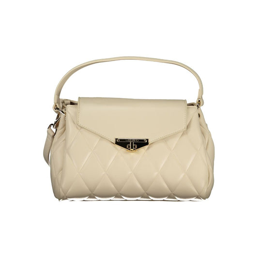 Mario Valentino Beige Polyurethane Women's Handbag