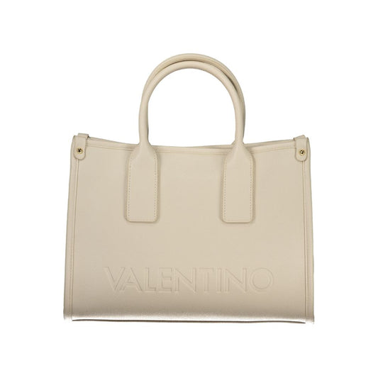 Mario Valentino Beige Polyurethane Women Handbag