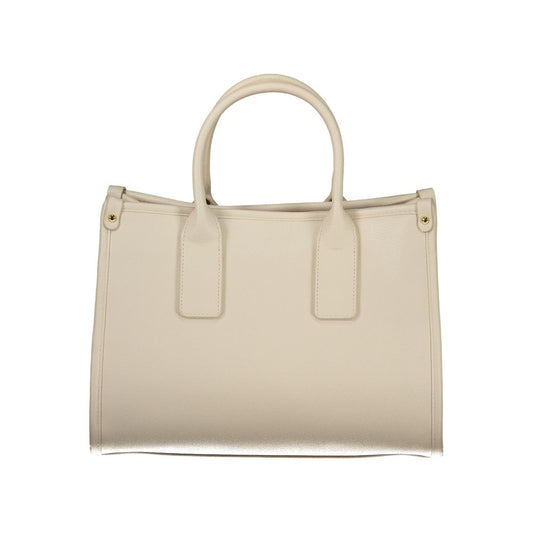 Mario Valentino Beige Polyurethane Women Handbag