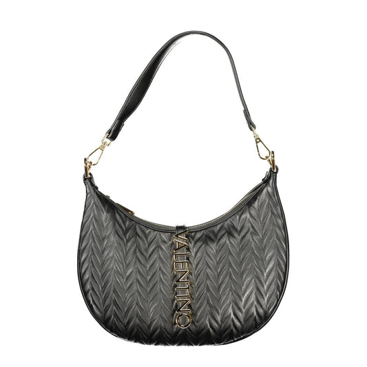 Mario Valentino Black Polyurethane Women's Shoulder Bag