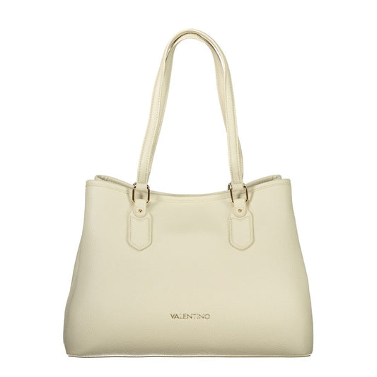 Mario Valentino Beige Polyurethane Women Handbag