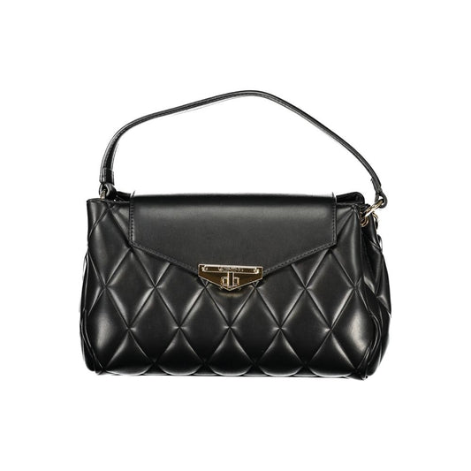 Mario Valentino Black Polyurethane Women's Handbag