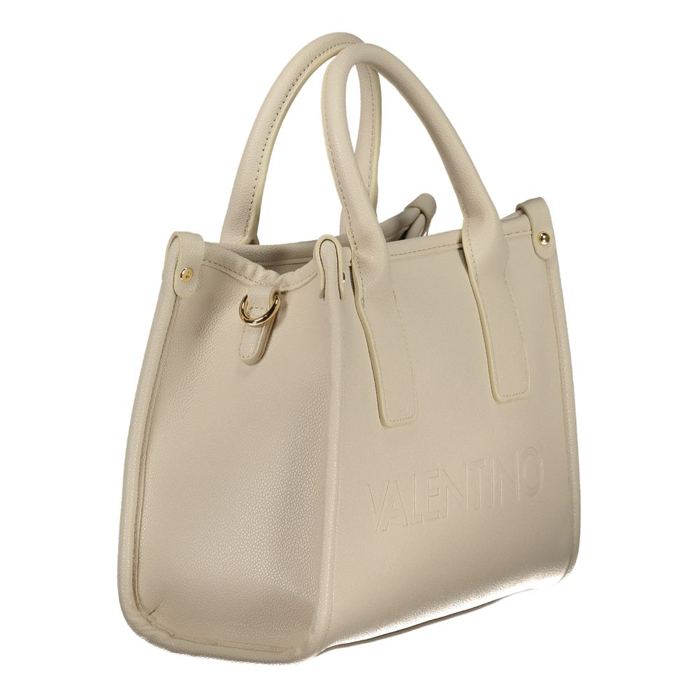 Mario Valentino Beige Polyurethane Women Handbag