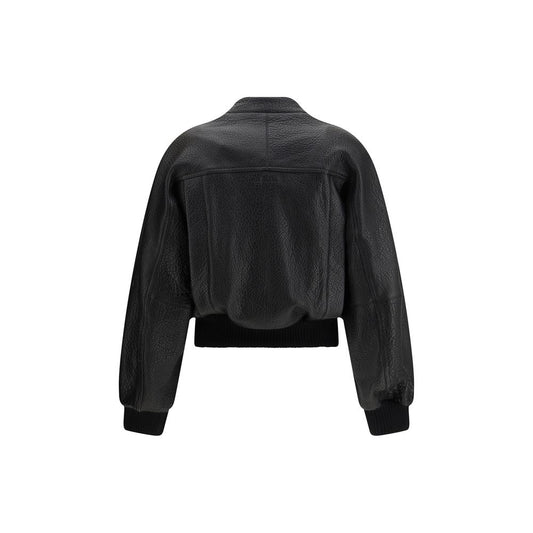 Jacquemus Black Lamb Leather Clothing