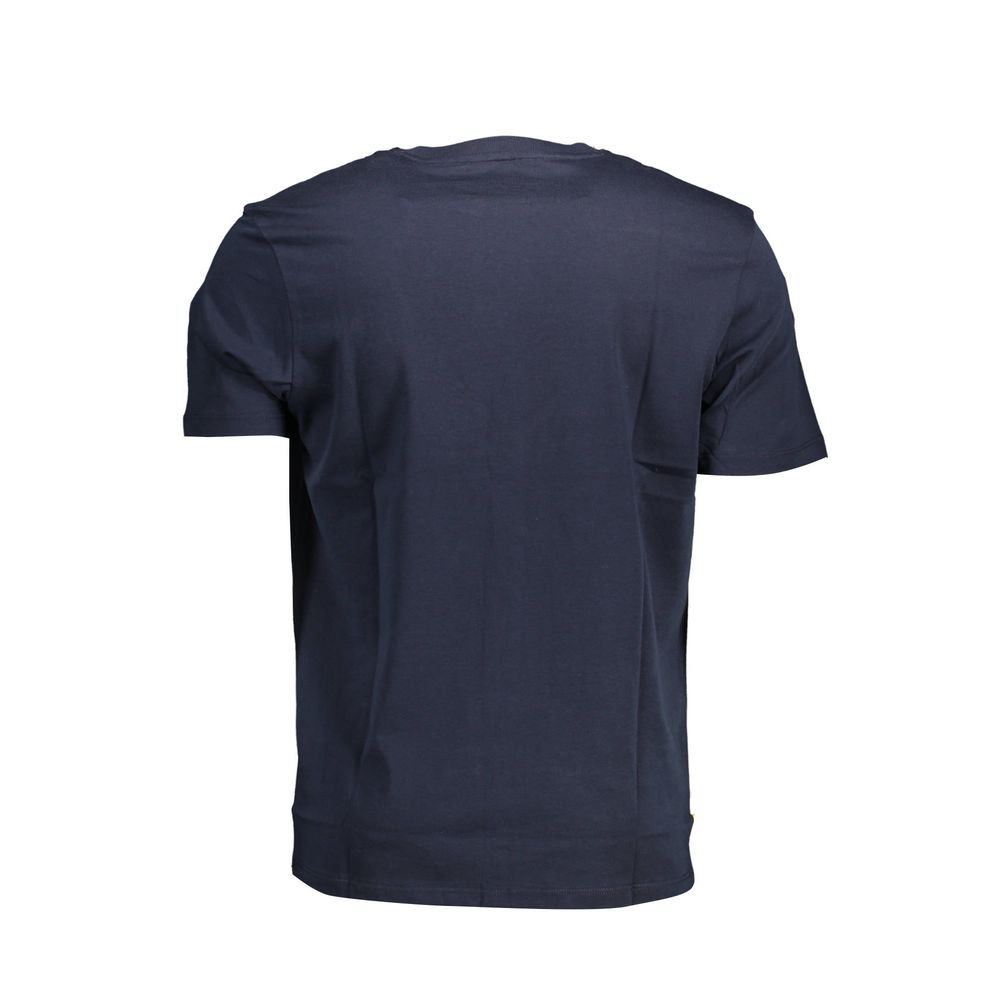 Timberland Blu Cotton Men T-Shirt