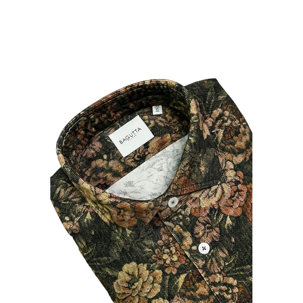 Bagutta Multicolor Cotton Men's Shirt