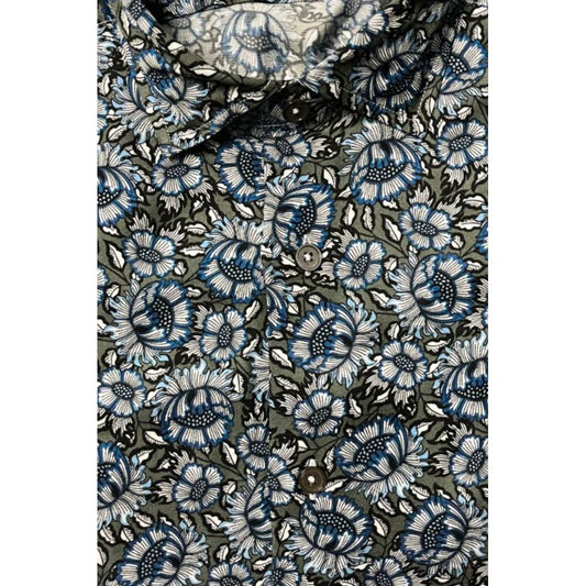 Bagutta Multicolor Cotton Men's Shirt