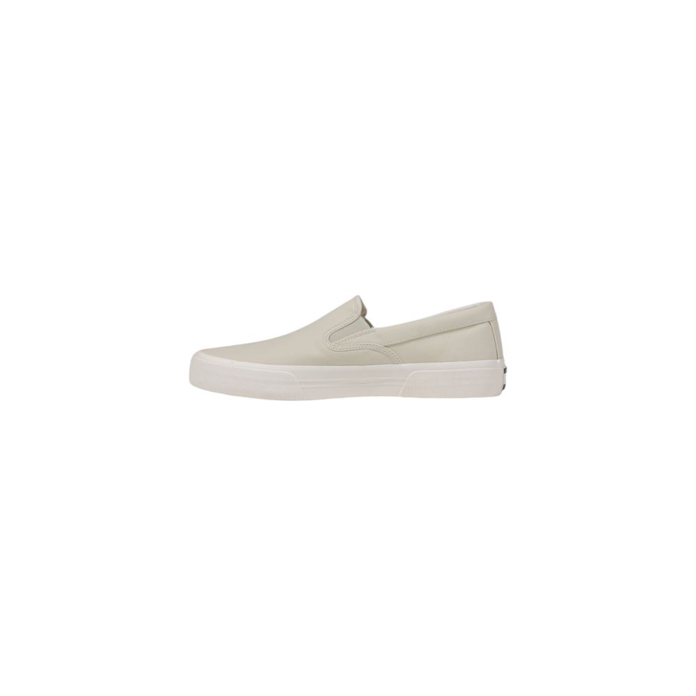 Tommy Hilfiger Jeans Beige Recycled Cotton Slip-On Loafers