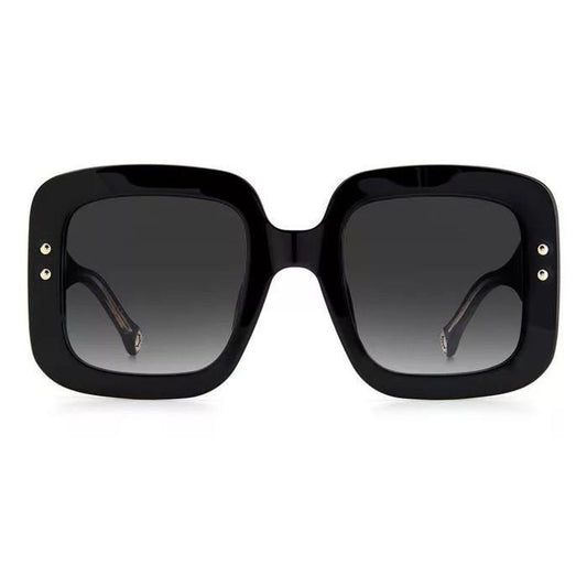 Carolina Herrera Black Acetate Sunglasses