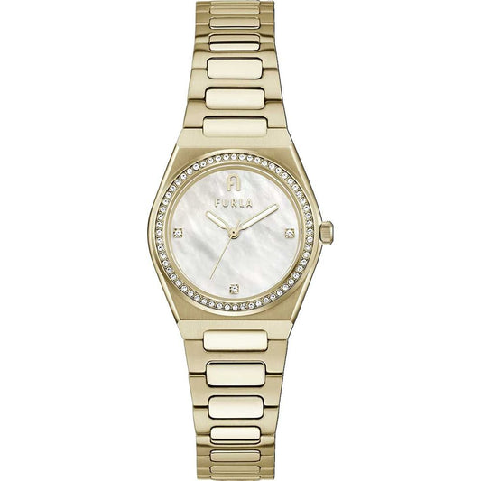 Furla Gold Stainless Steel Dress Watch