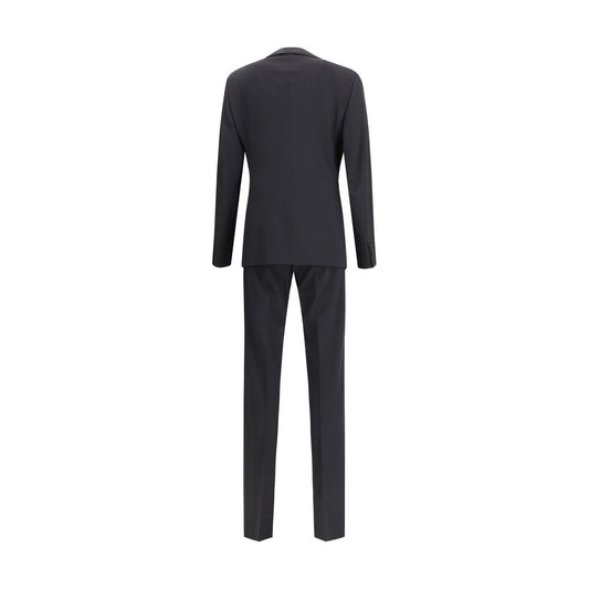 Giorgio Armani Black Fleece Wool Tuxedo