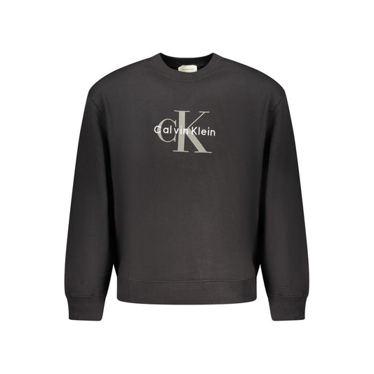 Calvin Klein Black Cotton Men Sweater