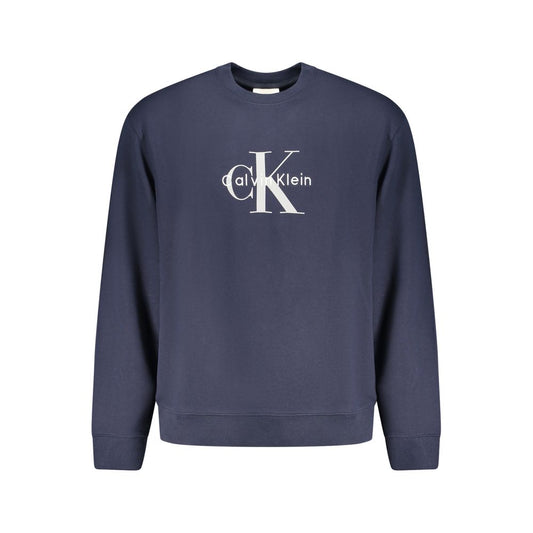 Calvin Klein Blue Cotton Men Sweater