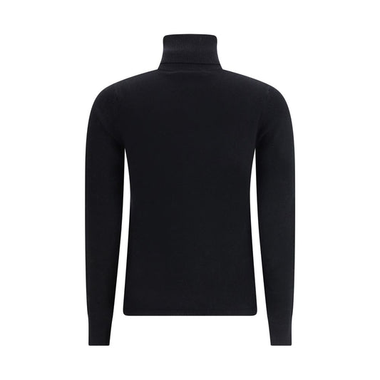 Max Mara Black Wool Turtleneck