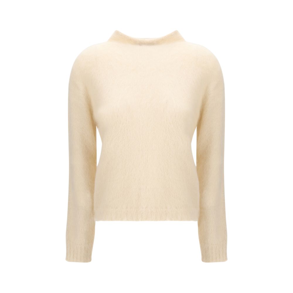 Max Mara Cream Polyamide Sweatshirt