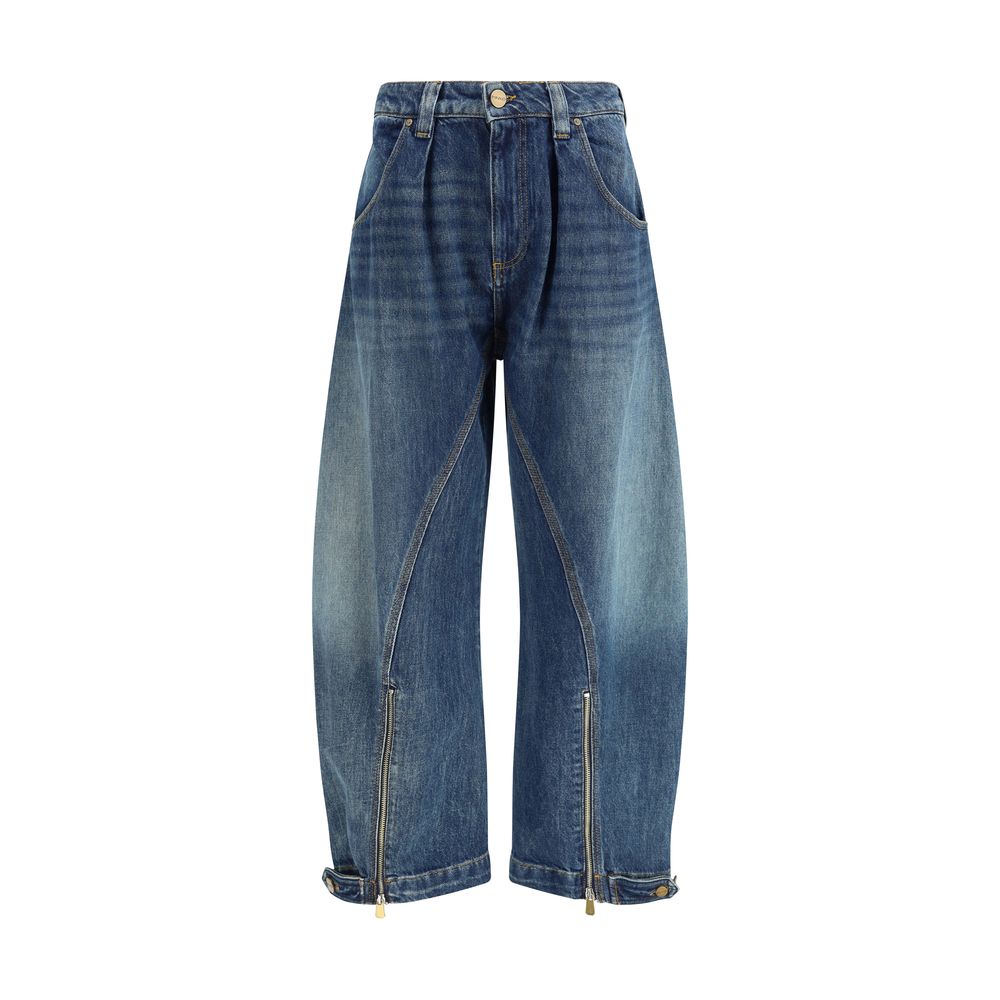 PINKO Blue Cotton Jeans Denim