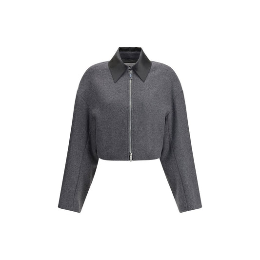 Max Mara Gray Fleece Wool Clothing