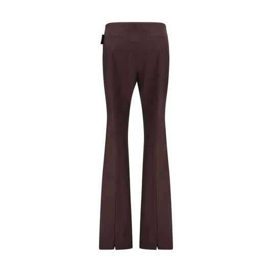 Max Mara Purple Polyester Dress Pants