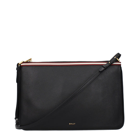 Bally Black Leather Crossbody Bag