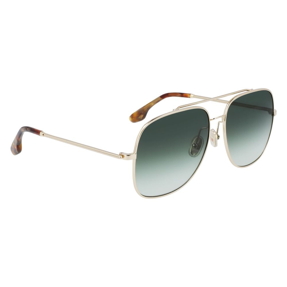 Victoria Beckham Gold Metal Sunglasses