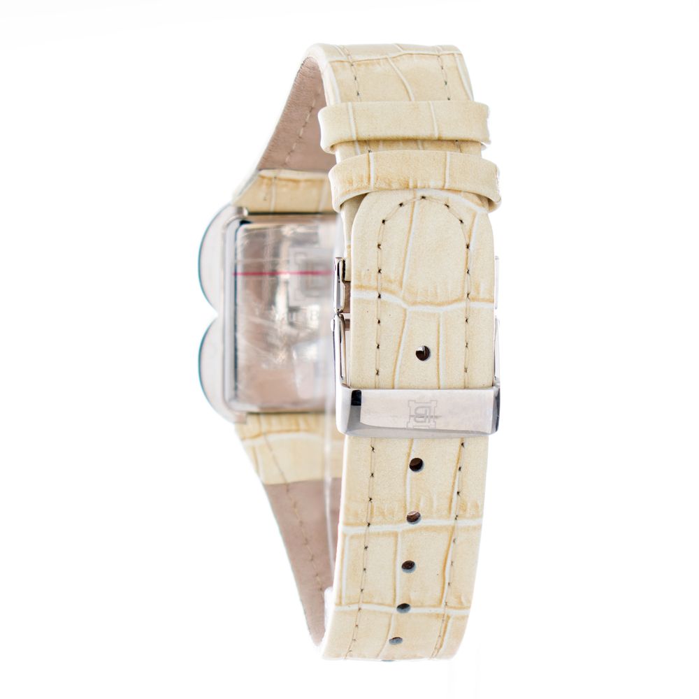 Laura Biagiotti Beige Stainless Steel Dress Watch